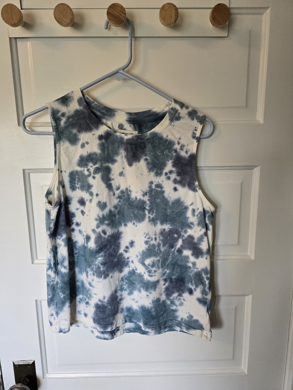 Pact Lake Tie-dye Far Out Tank Blue Size M